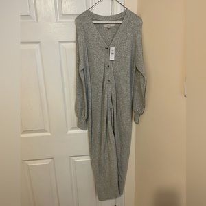 New with tags. Grey cardigan.